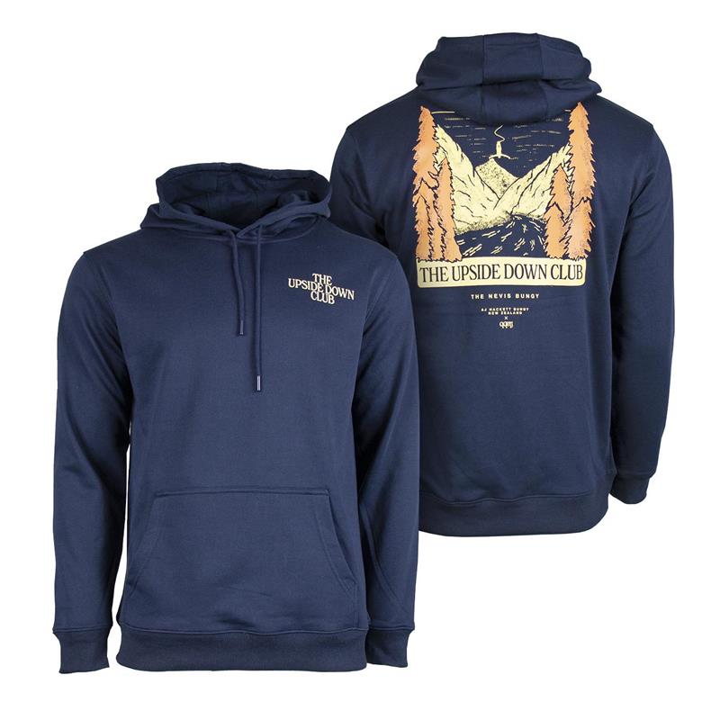 Upside down club Hoodie Navy