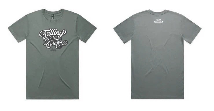 Falling for New Zealand - Tee - Shadow