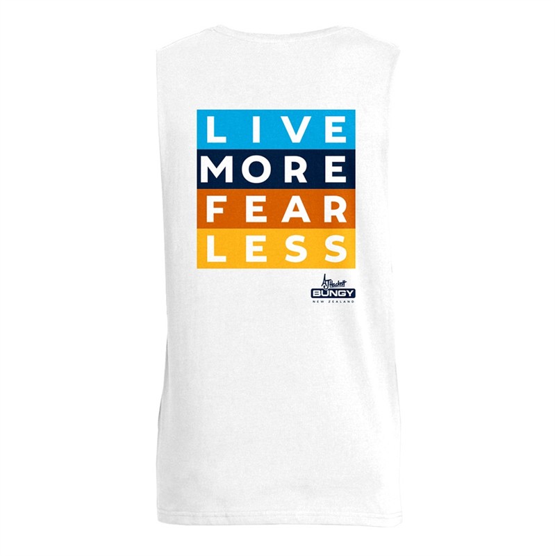 LMFL Retro - Singlet - White